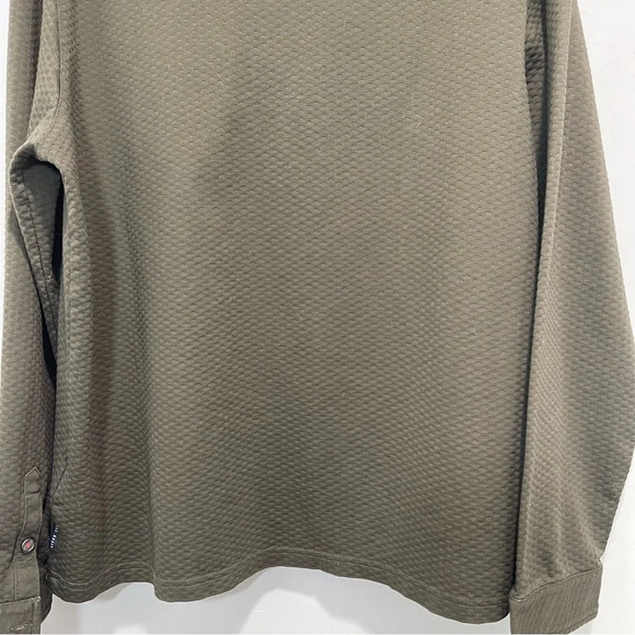 Ted Baker Long Sleeve Green Navy Polo shirt Deluxe size 6 - Picture 8 of 16